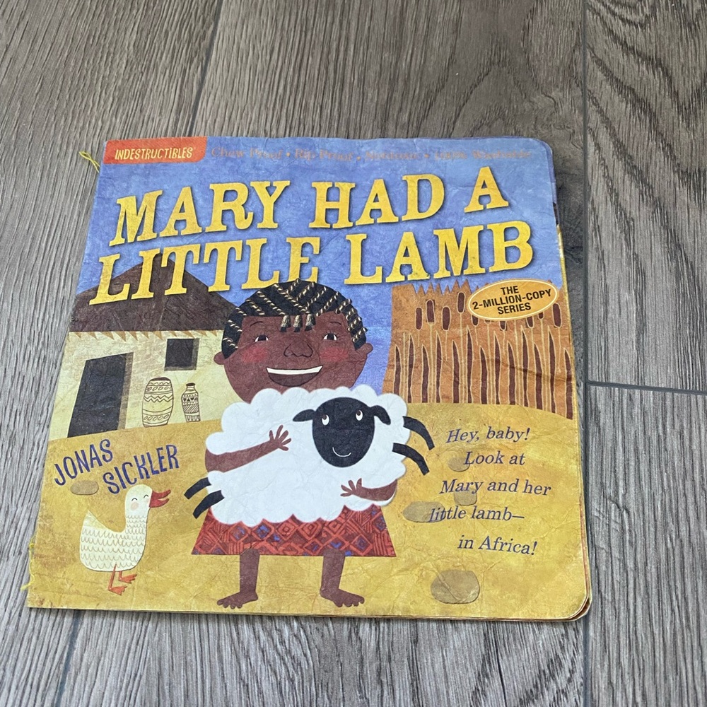Indestructibles: Mary Had a Little Lamb: Chew Proof · Rip Proof · Nontoxic ·
